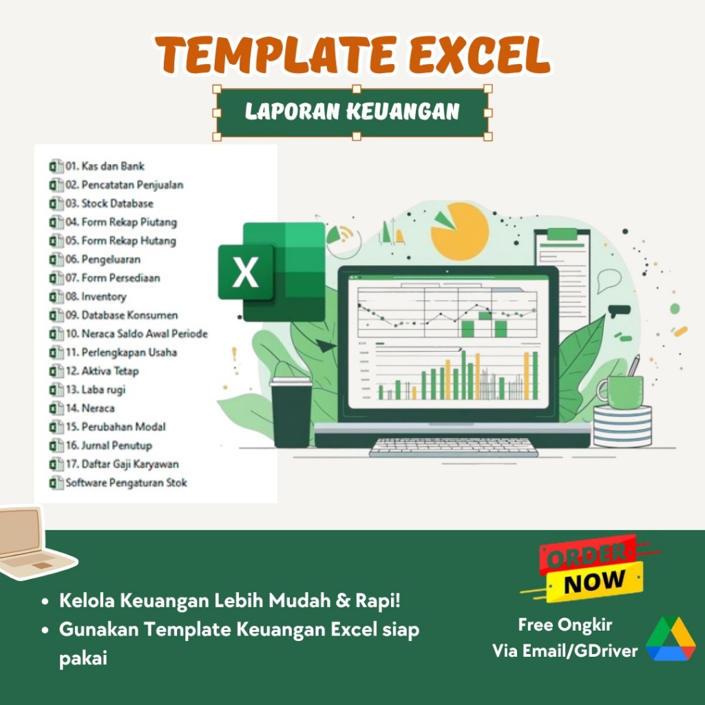 Template Laporan Keuangan Excel