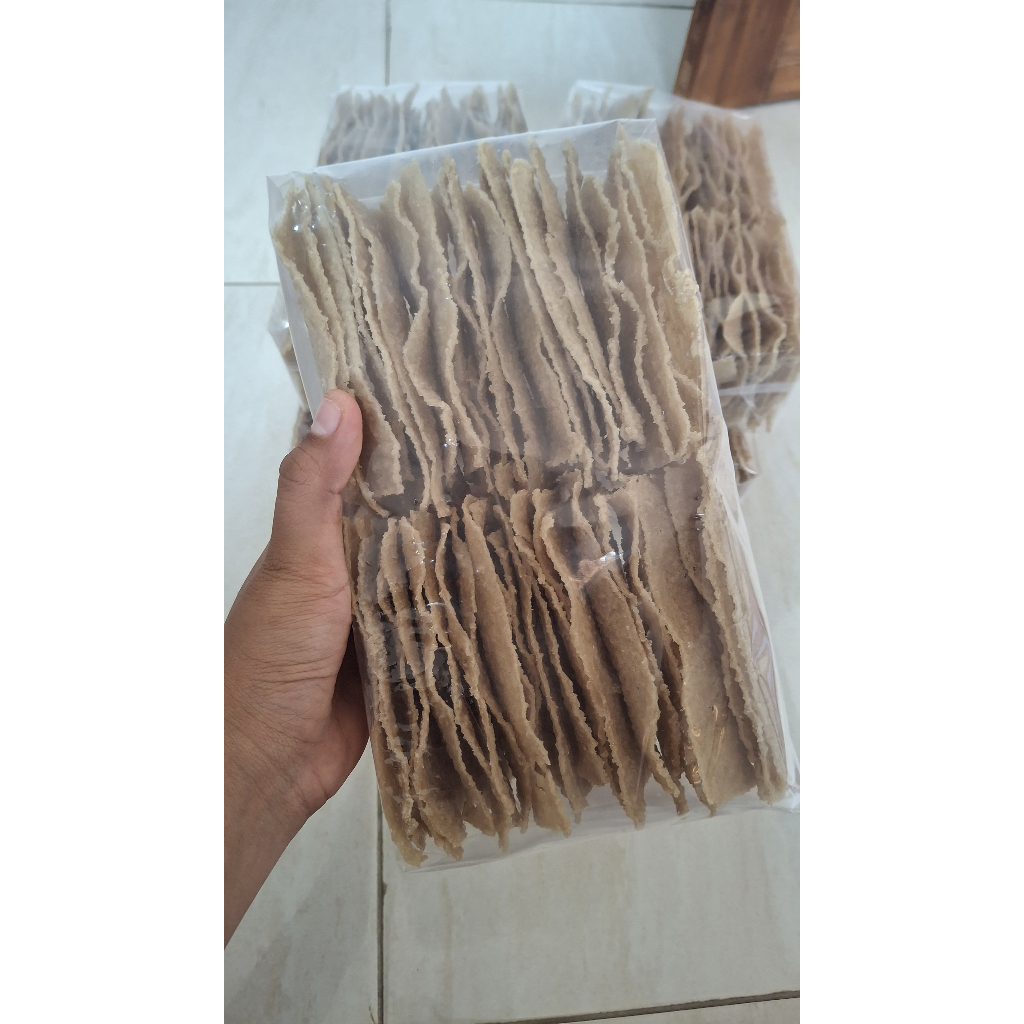 1KG KERUPUK GENDAR | KERUPUK PULI | LEMPENG MENTAH BENANG RAJA
