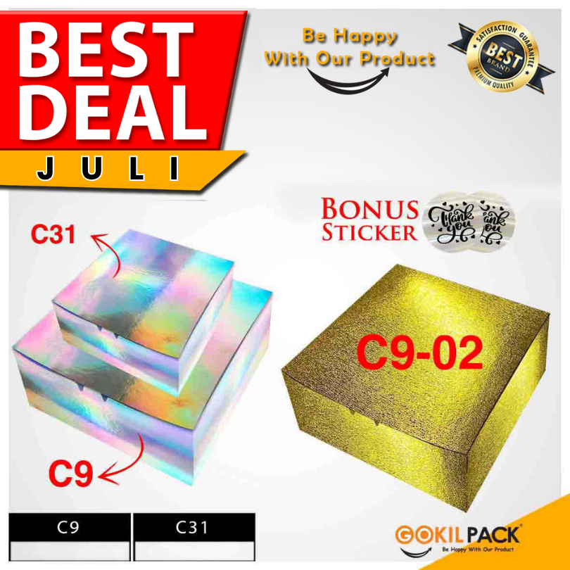 

Kotak Kue|Hologram|Kado|Makanan|Murah|Cake|Dus|Box|Packaging|C9