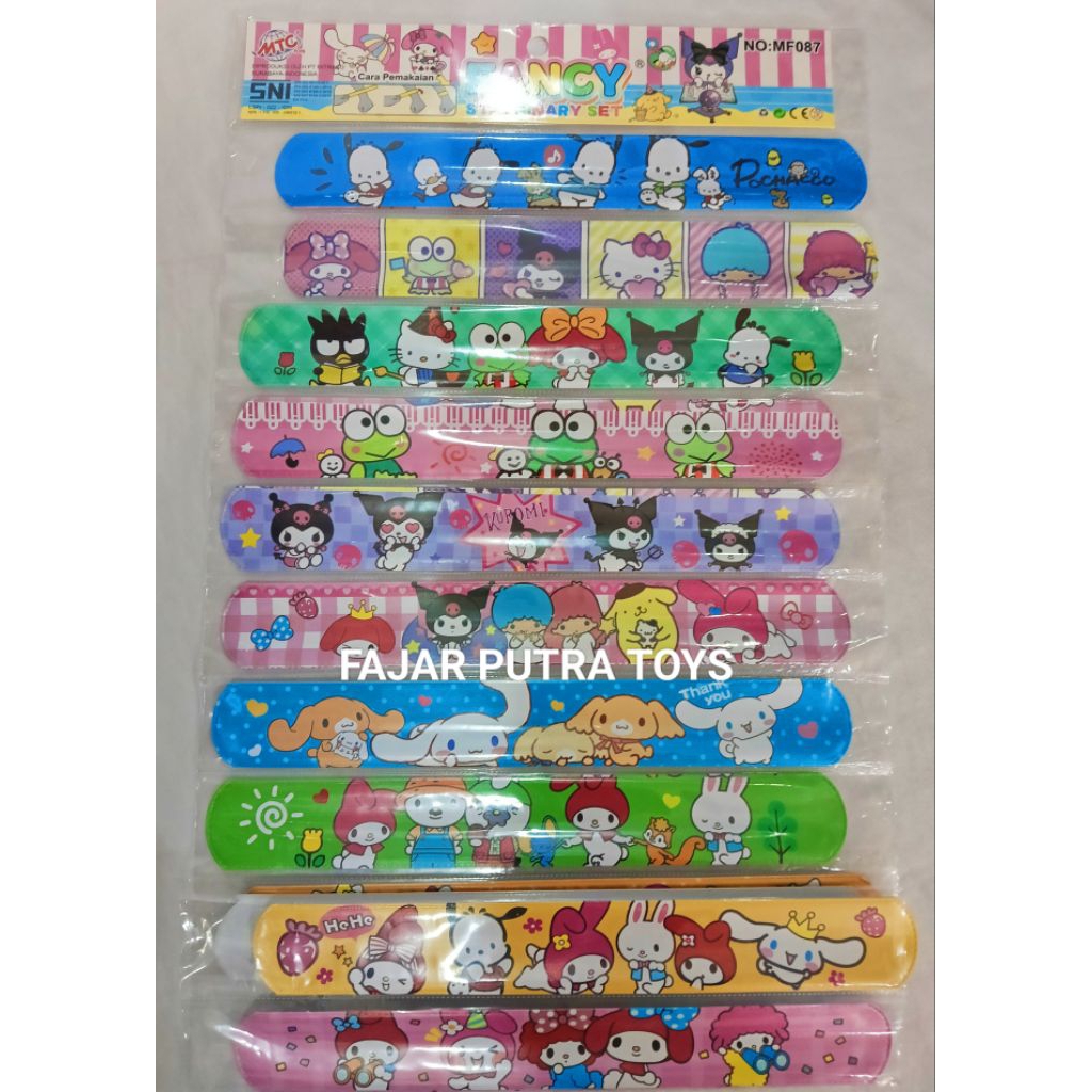 MTC TOYS Mainan Anak Penggaris Gelang Stationary Set MF087 isi 12 pcs
