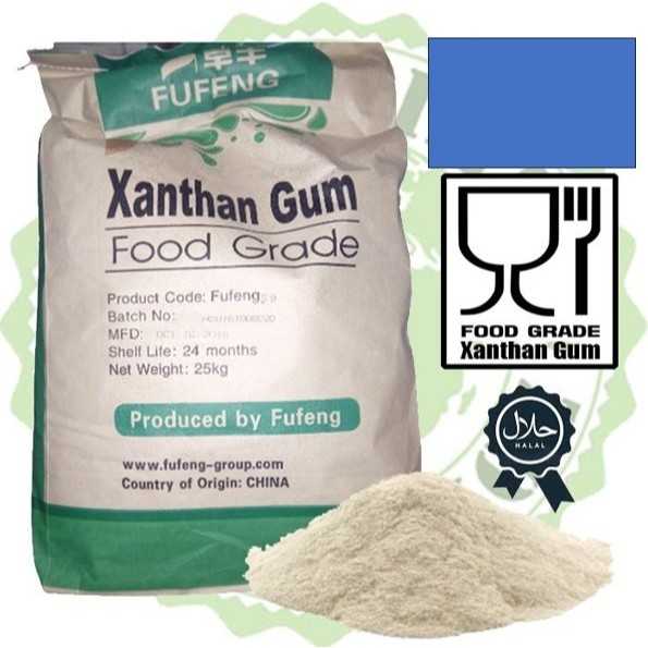 

Xanthan Gum 200Mesh 25Kg / Xantan / Pengental dan Emulsifier Makanan