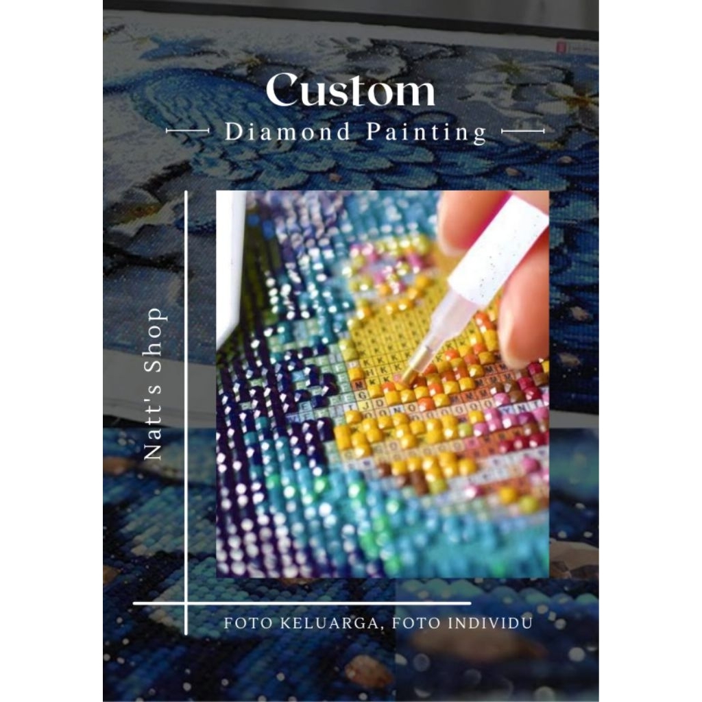 Custom Diamond Painting 40 x 50 (Finished)