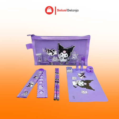 

Whimsical Stationery Bundle / Set Alat Tulis 7 in 1 / Pouch Set Alat Tulis Ziplock / Paket Alat Tulis Motif Lucu Y3433