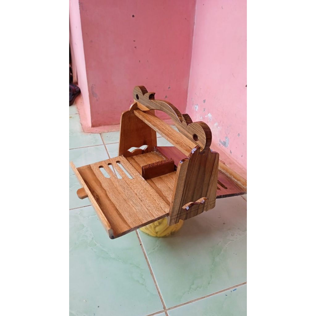 Box Pikat Kutilang Finishing Isi 1 - Box Handmade Kayu Pilihan 24x10x12cm Untuk Menarik Burung Kutil