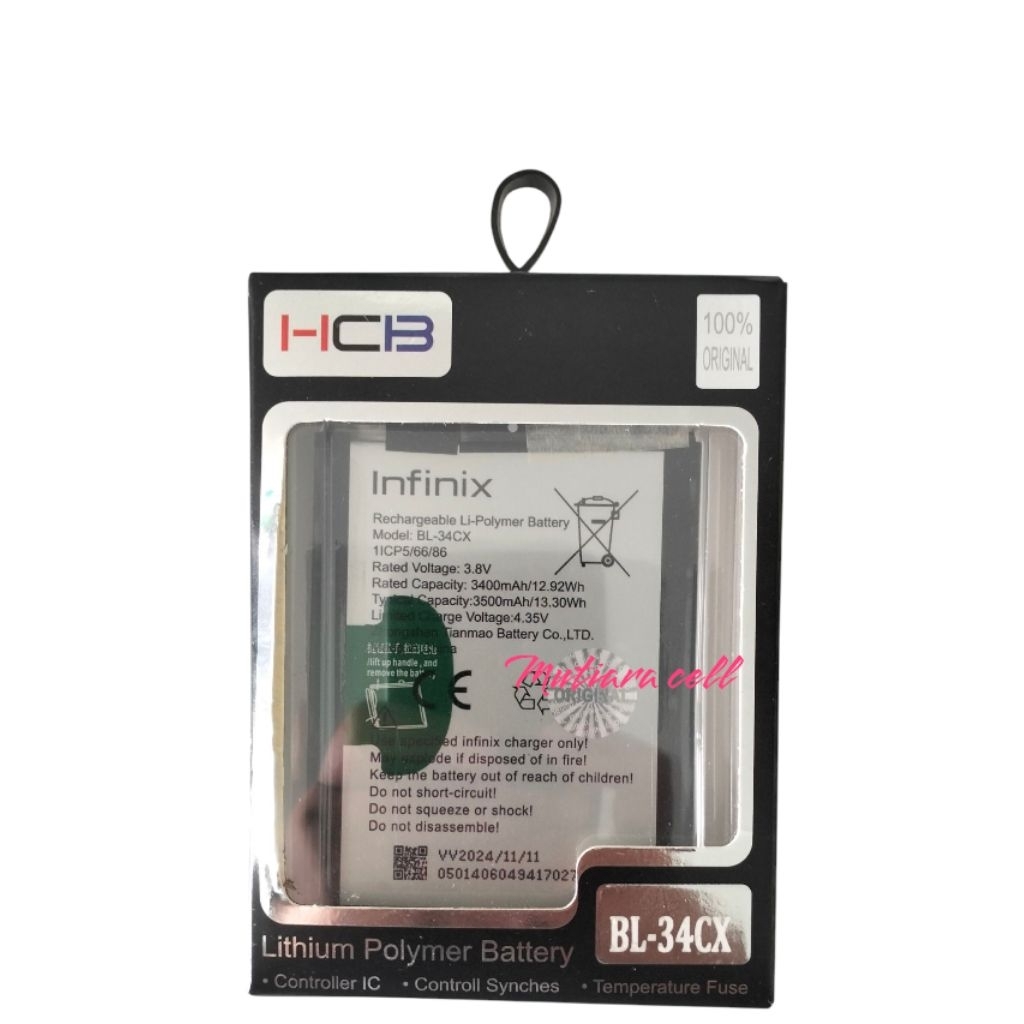 BATERAI INFINIX SMART 4+/BL-34CX