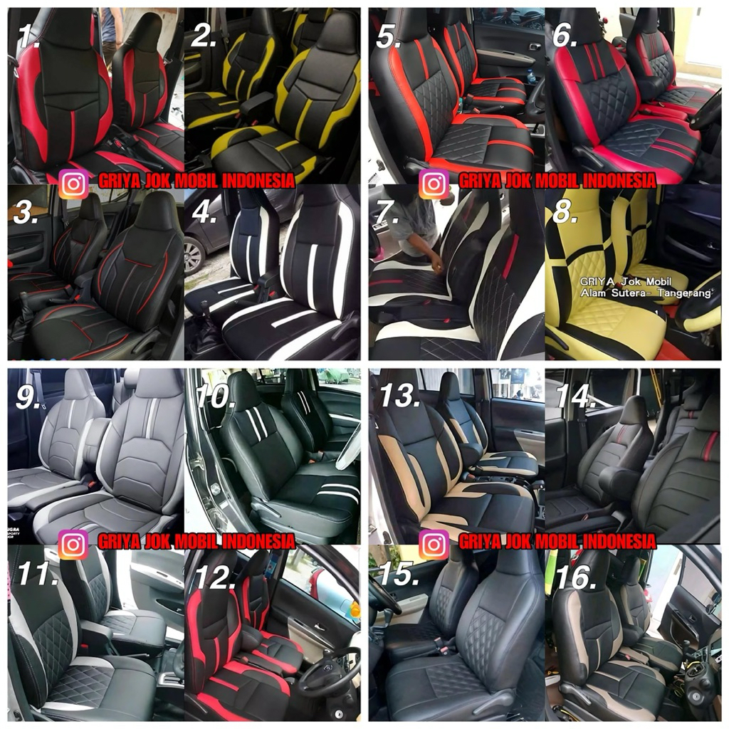 Sarung Jok Mobil Brio Fullset Cover Jok Mobil Brio Fullset Jok Brio Jok Honda Brio Fullset