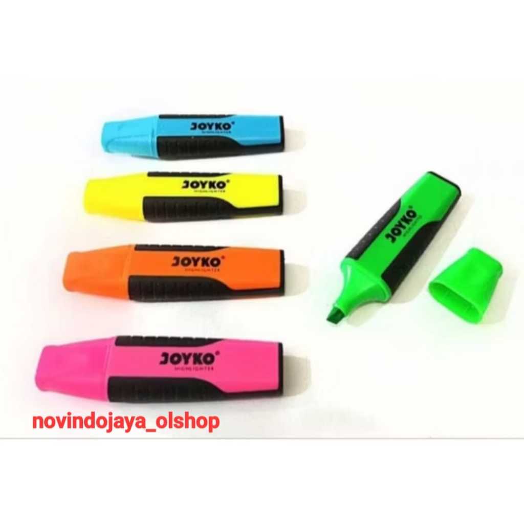 

HIGHLIGHTER JOYKO PENANDA WARNA HL 1 - HL 11 TERMURAH GROSIR 10PCS ( 1PAK)