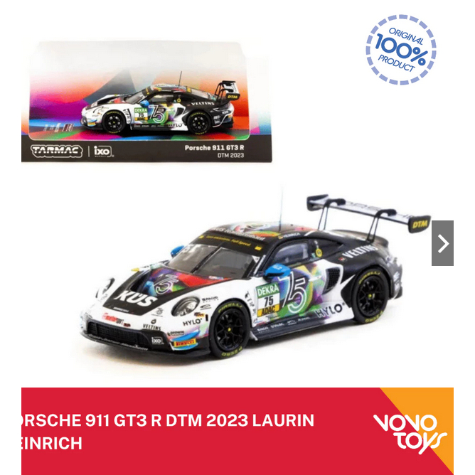 Tarmac 1/64 Porsche 911 GT3 R DTM 2023 Laurin Heinrich