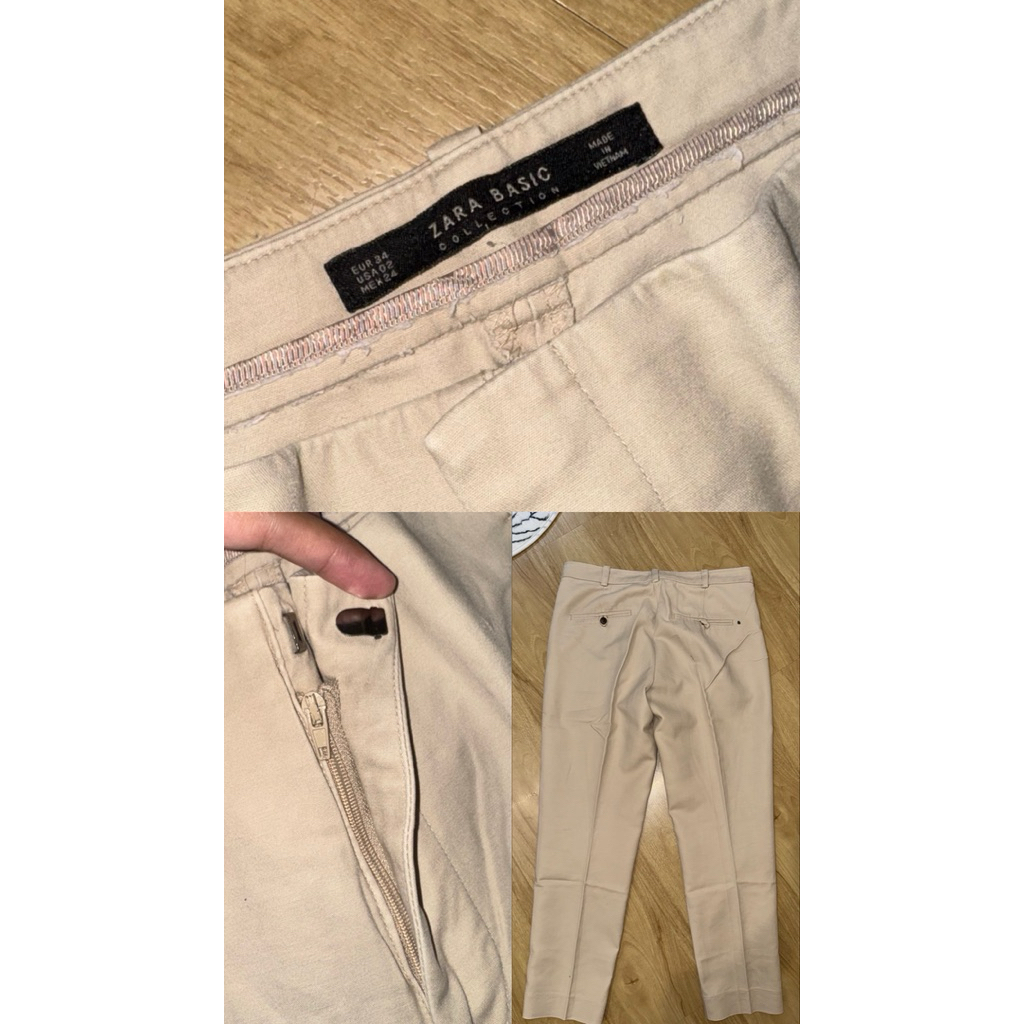 PRELOVED celana cargo wide pants zara