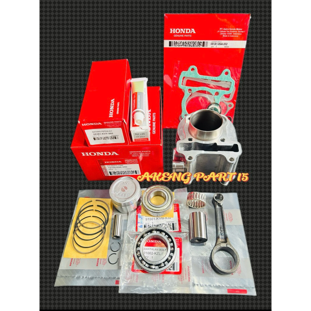 Paket Blok Seher K44+Stang+Bering+Topset Lem Beat pop Beat fi esp Scoopy fi esp Vario 110 fi esp (St