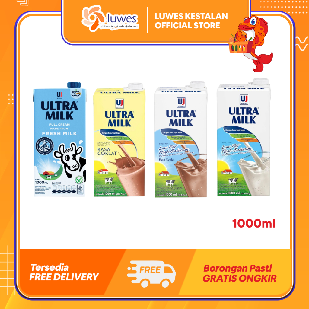 

Ultra Milk Susu UHT 1000ml All Variant