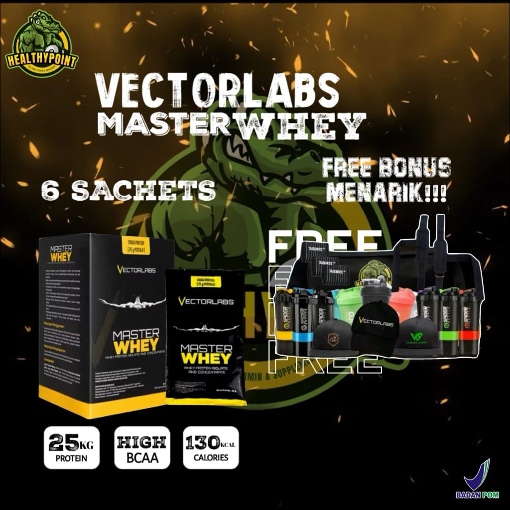 MASTER WHEY VECTORLABS 6 SACHET WHEY PROTEIN