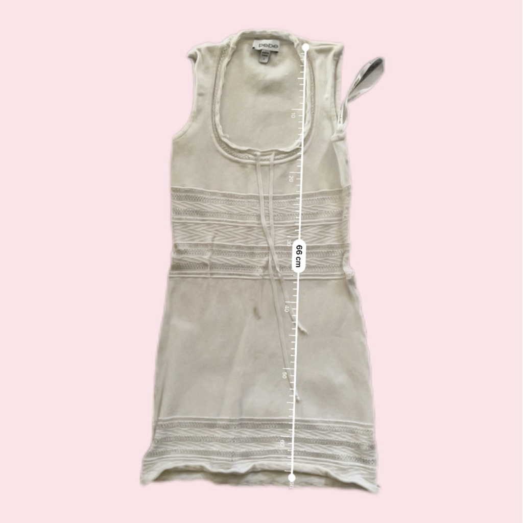 mini dress putih bebe
