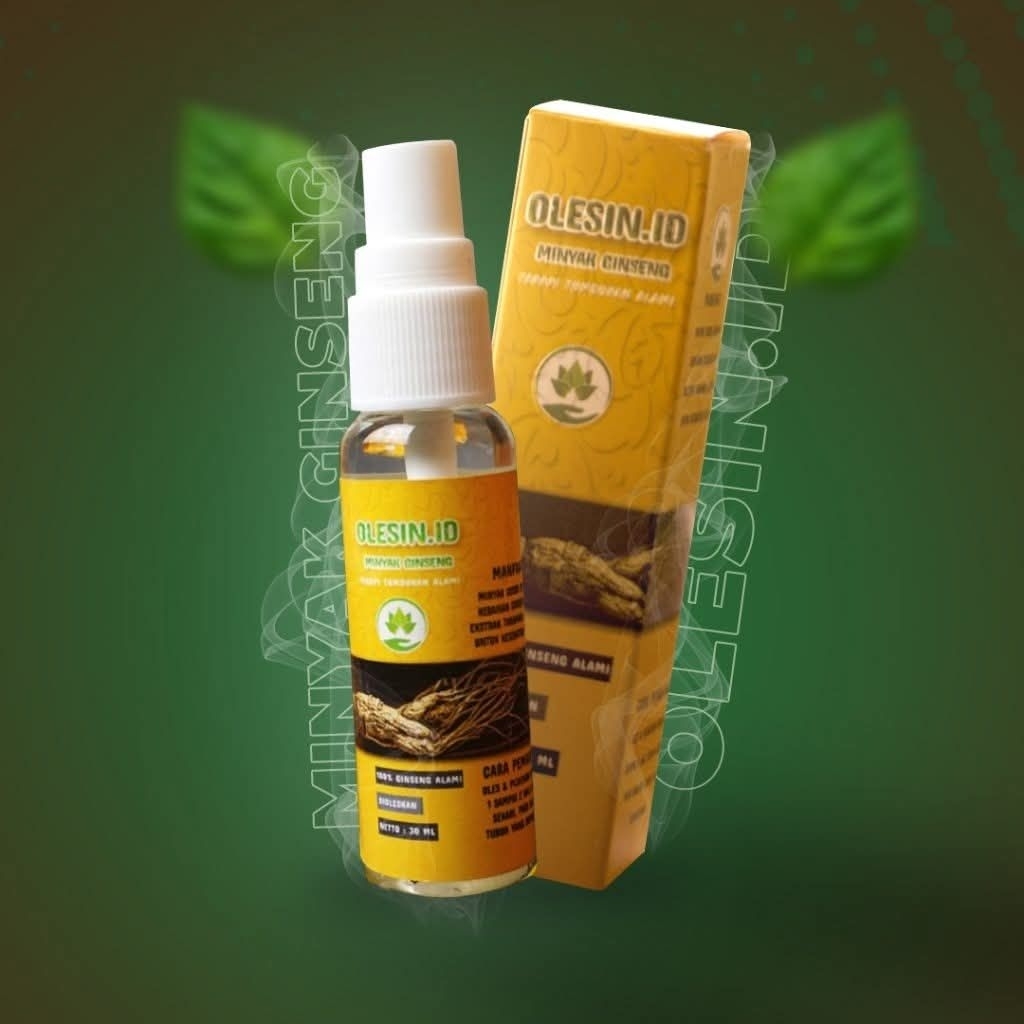 OLESIN.ID - Minyak Ginseng Alami Penghangat & Pereda Pegal