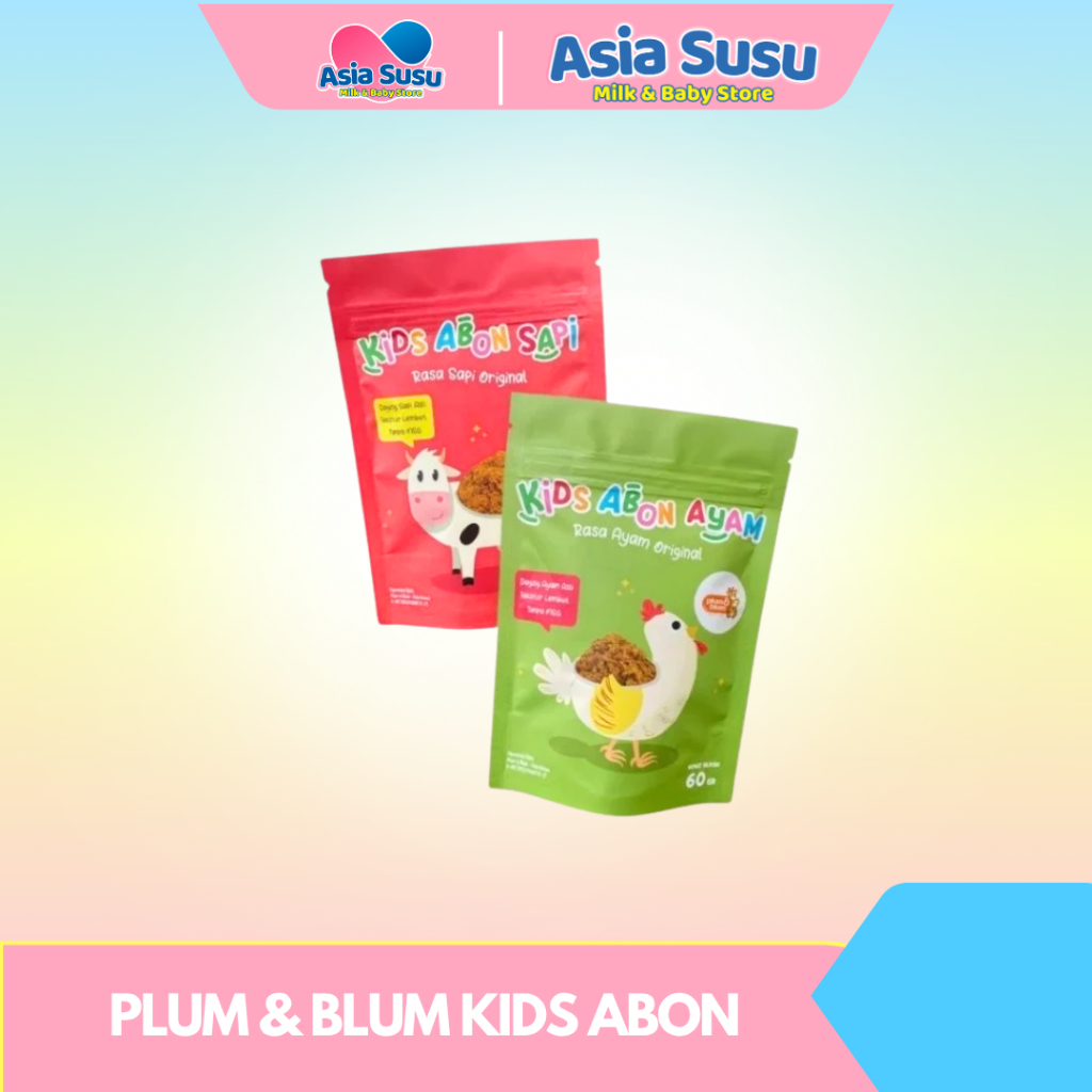 

Plum & Blum Abon Bayi Anak 60gr - Sapi Abon Ayam Abon Tuna No MSG