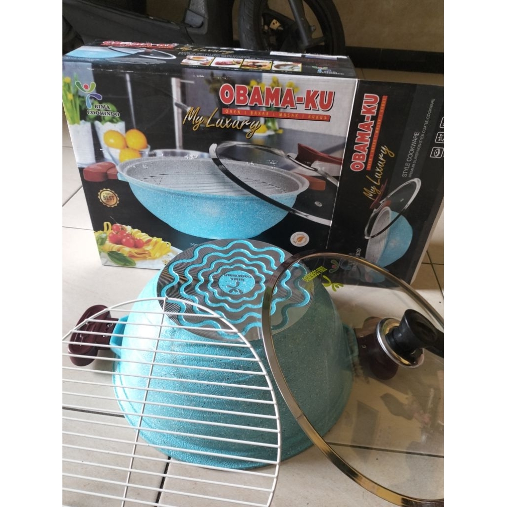 Bima cookindo Obamaku 34 cm jumbo bonus stemer