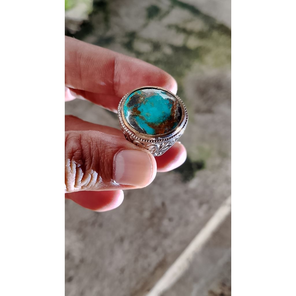 batu virus Persia natural asli ring 8 9