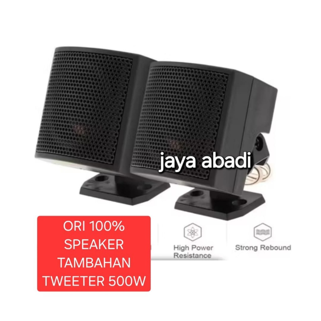 ORI 100% SEPASANG TWEETER  TREBLE VOKAL PIEZO SPEAKER MOBIL TWETER MINI TWITER 500W PIEZO ELEKTRIK