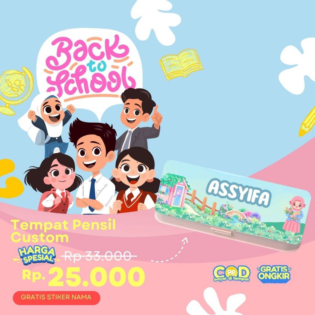 

TEMPAT PENSIL CUSTOM / KOTAK PENSIL CUSTOM