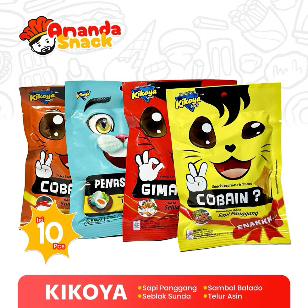 

KIKOYA SNACK // JAJANAN KECIL SNACK RINGAN