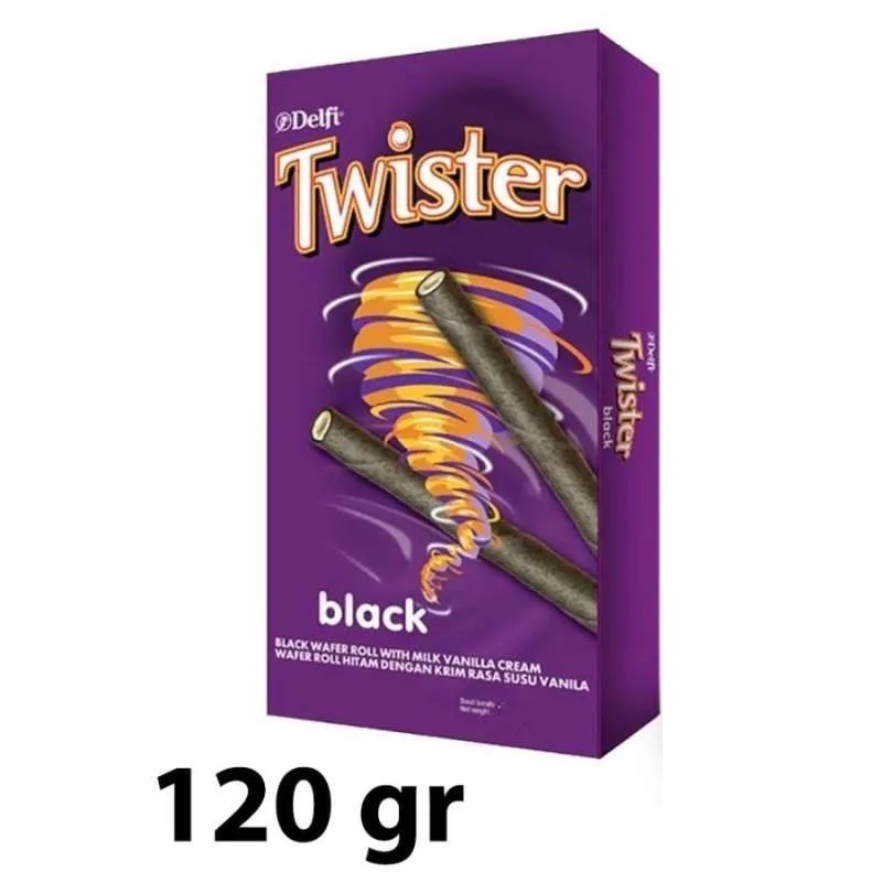 

Twister Black Vanila Wafer Roll 120 gr