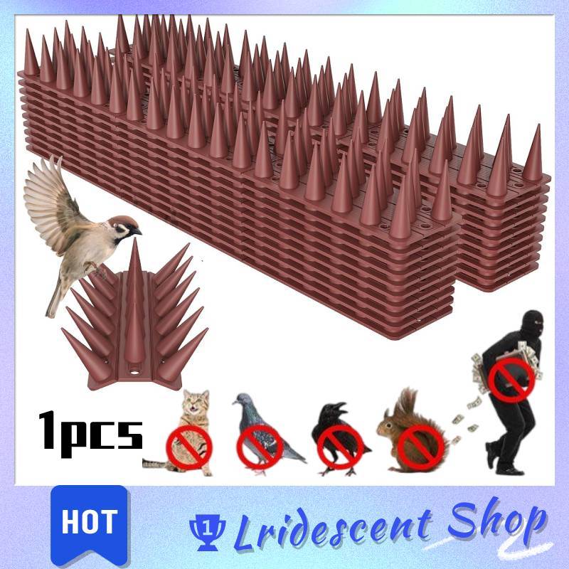 Duri Pagar Plastik Anti Kucing Anjing Burung Ayam Liar Praktis Aman Alat Duri Pengusir Kucing Anjing