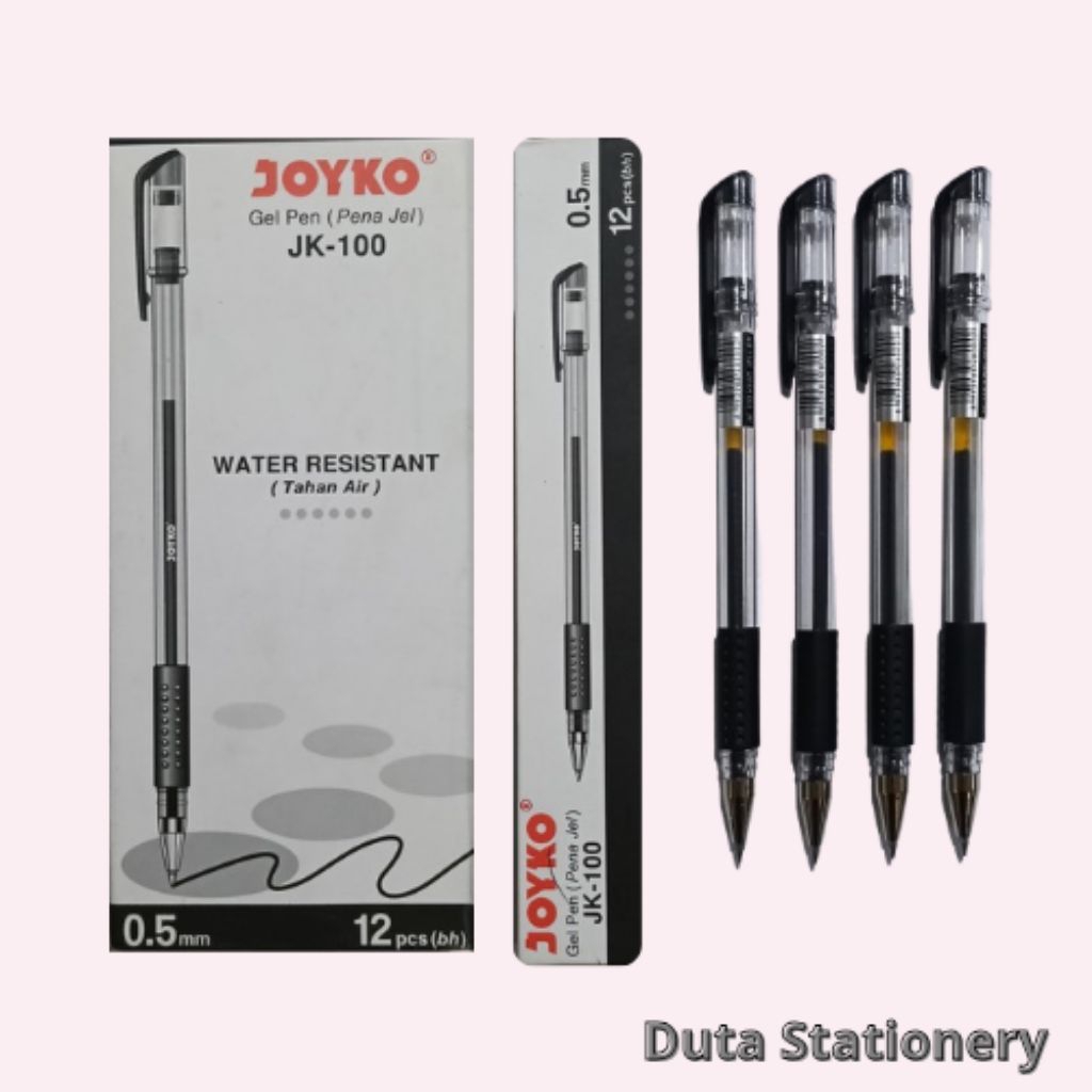 

BALLPOINT / PULPEN JOYKO JK-100 ISI TINTA HITAM || PULPEN TAHAN AIR 0.5 mm