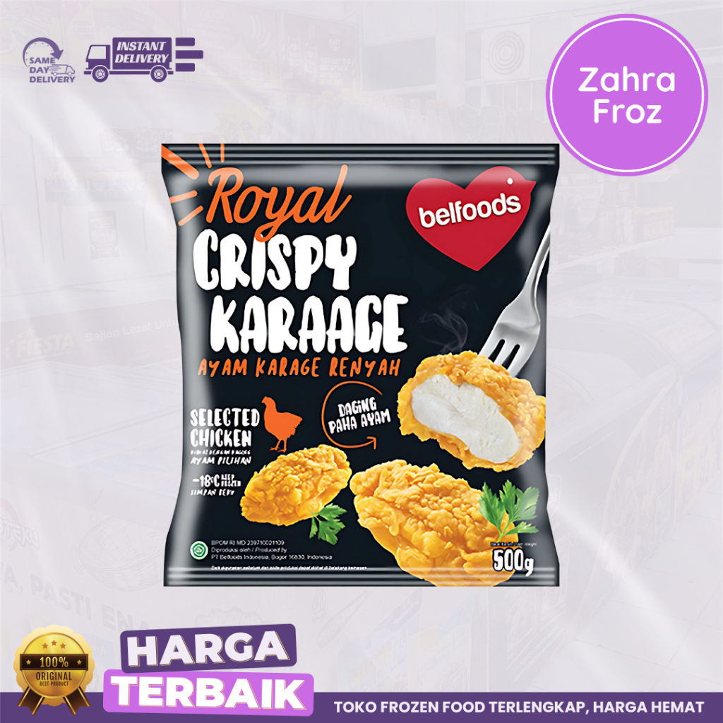 

BELFOODS ROYAL CRISPY KARAGE 500 GR