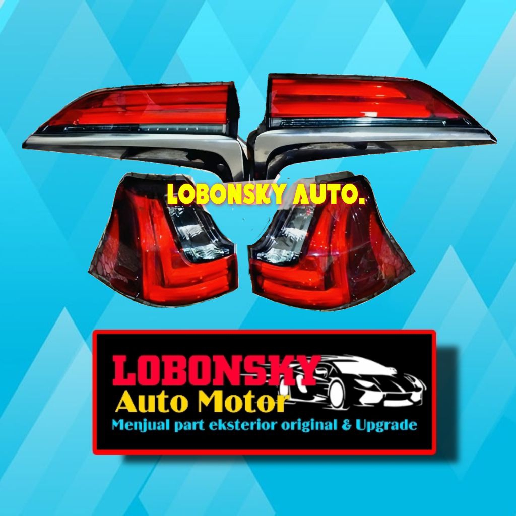 Stoplamp Reflektor lampu bagasi belakang Lexus LX570 LX-570 2016 2017 2018 2019 2020 Set