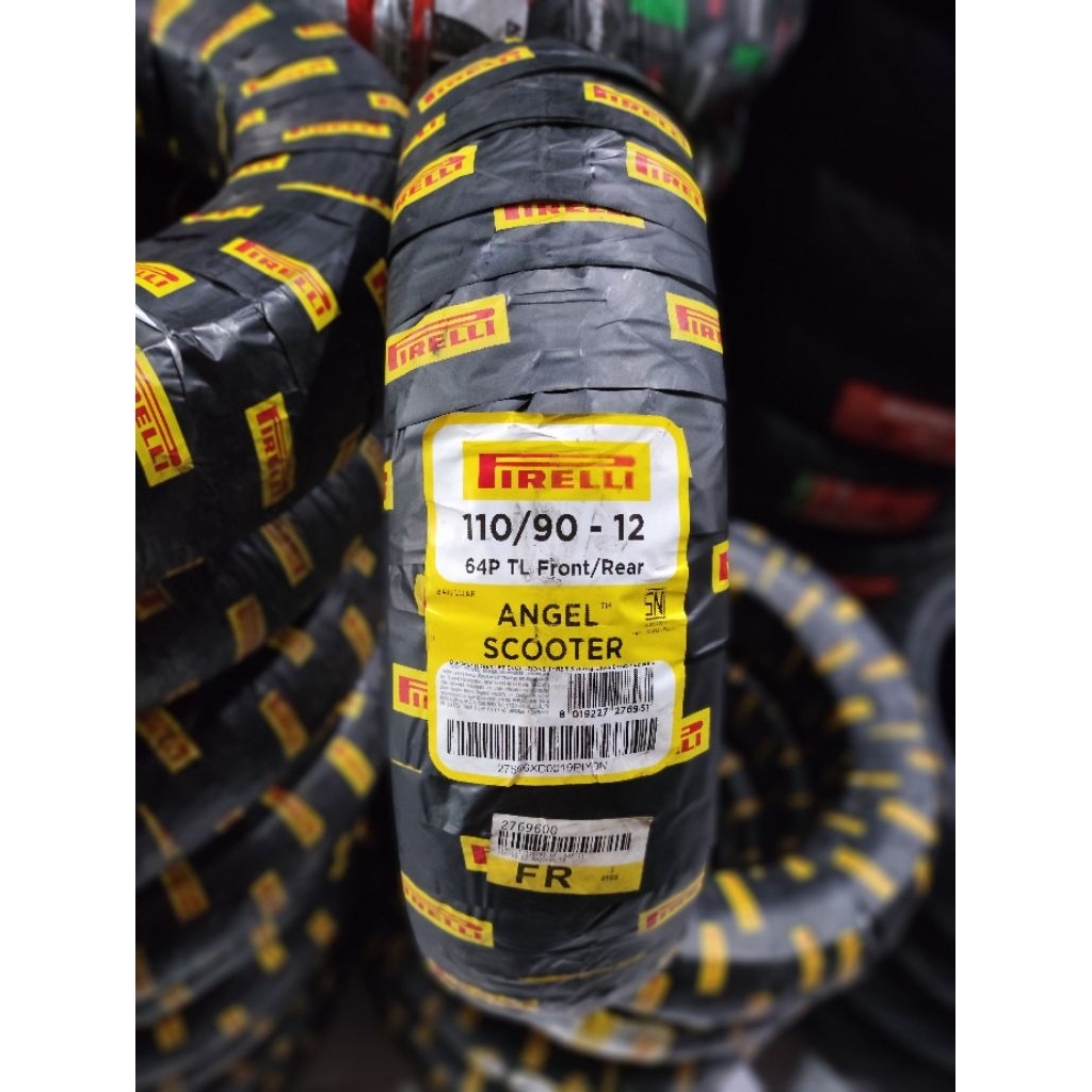 PIRELLI ANGEL SCOTER BAN LUAR PIRELLI UKURAN 110/90 RING 12 JUAL MURAH