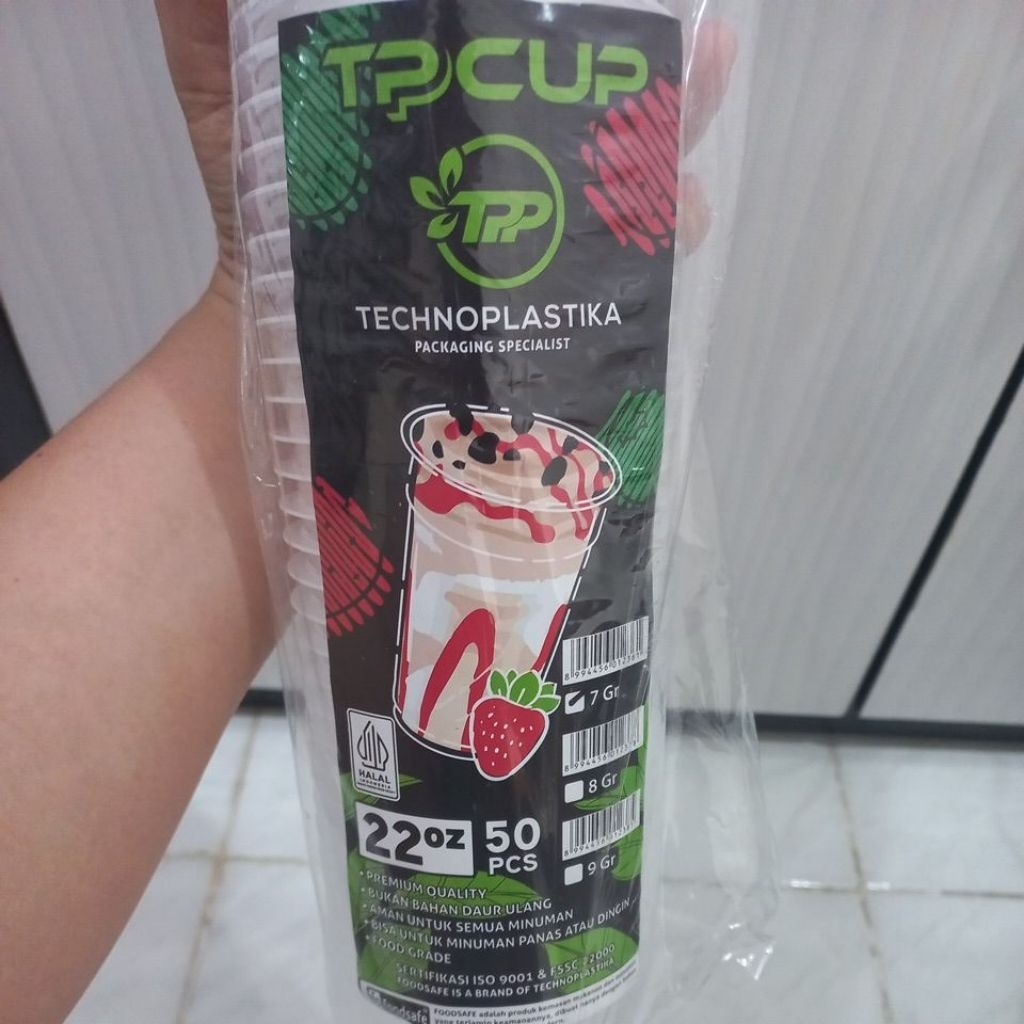 Gelas Plastik 22oz | Gelas Plastik Slim 22oz | Cup Plastik | gelas teh es