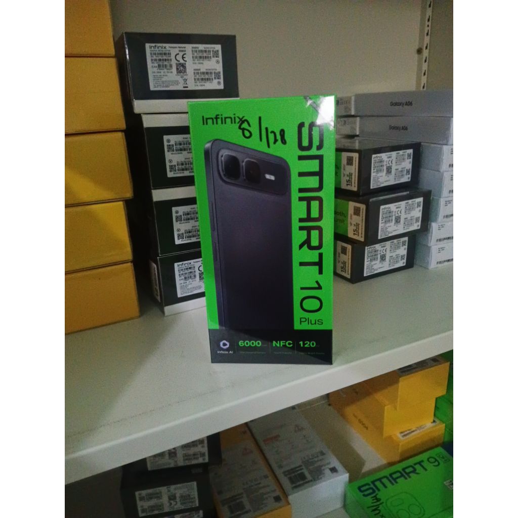 Infinix Smart 10 Plus 8/128 GB NFC 6000Mah Garansi Resmi
