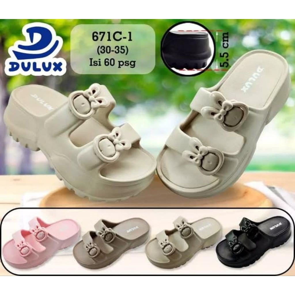 sandal dulux anak perempuan tanggung