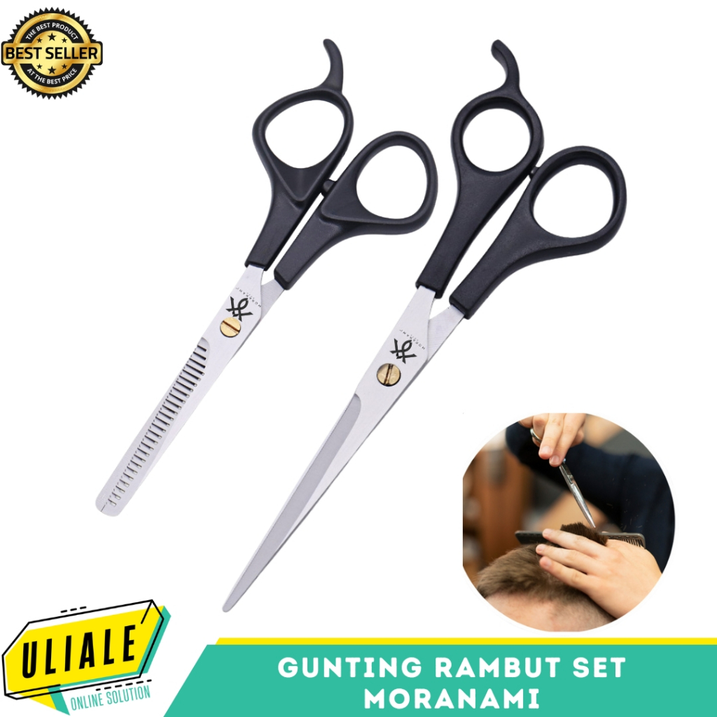 Gunting Set Rambut Set Gunting Potong Rambut Gunting Cukur Rambut Gunting Sasak Rambut MORANAMI