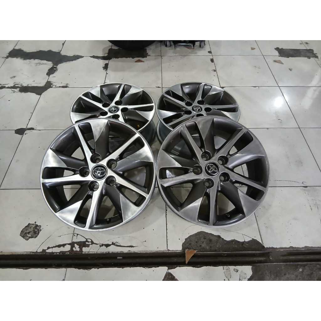 VELG MOBIL ORI STD INNOVA REBORN RING 16 LEBAR 6 PCD 5X114 ET30 PELEK COPOTAN