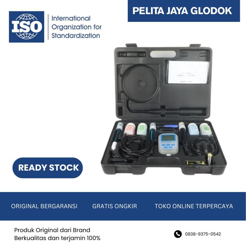 Alat Ukur Kualitas Air AMTAST EC900 EC 900 8in1 pH/mV Konduktivitas/DO