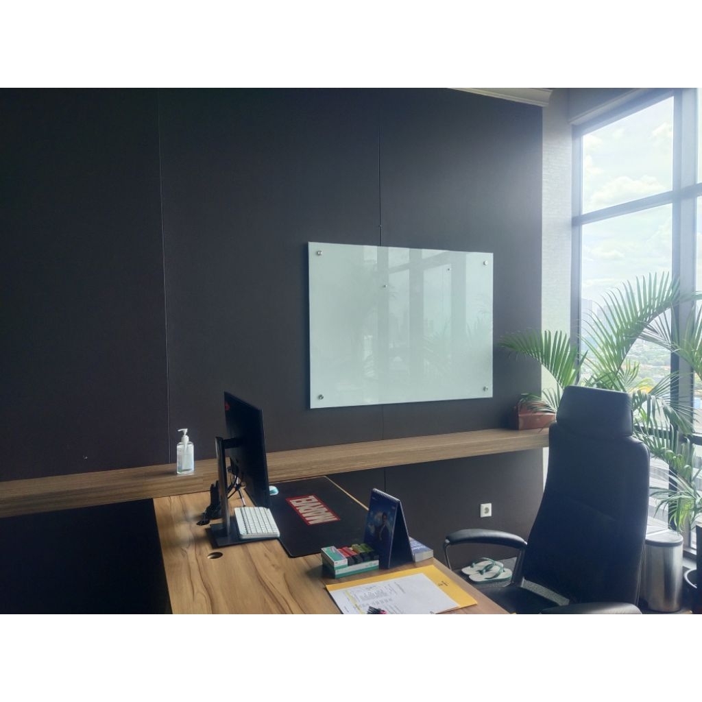 

Glassboard/ papan tulis kaca uk.90 x 120cm