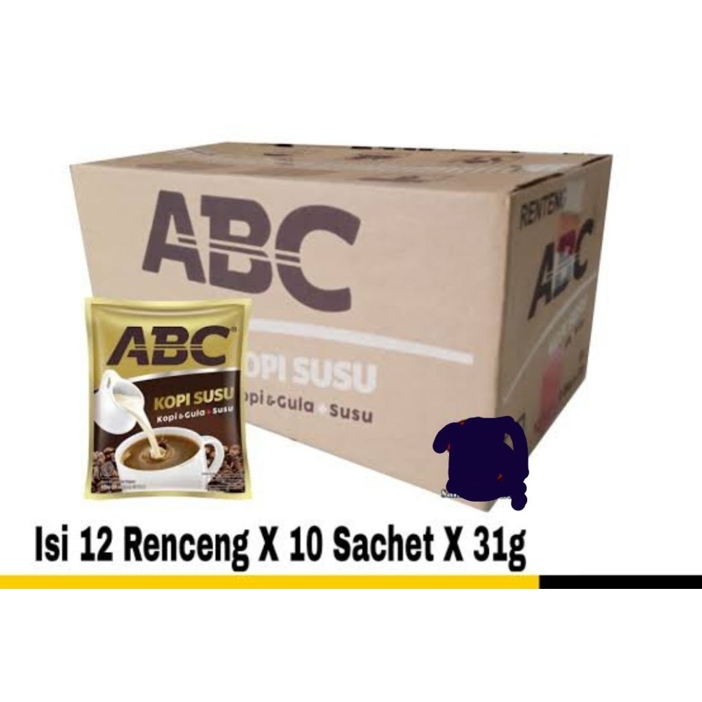 

KOPI ABC SUSU 1DUS ISI 12 RENCENG x 10 BUNGKUS x 30gram (ISI 120 Pcs)