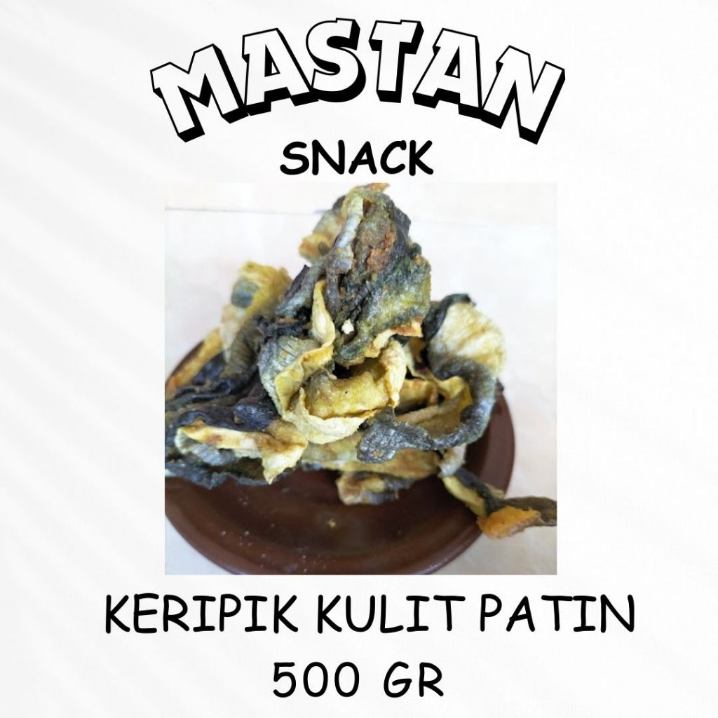 

[500gr] Kripik Krupuk Kulit Ikan Patin Premium Renyah
