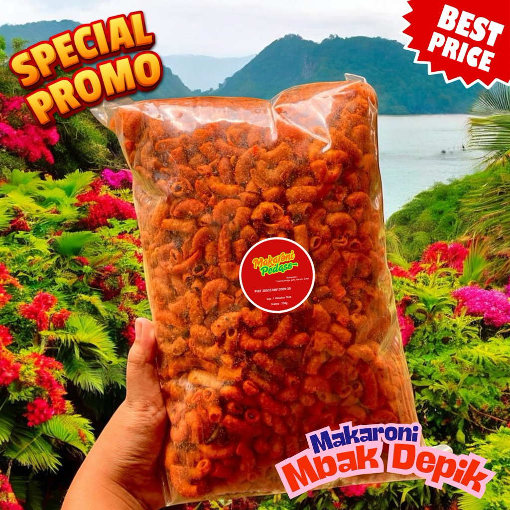 

Makaroni Pedas Daun Jeruk 250gr – Pedas & Segar!