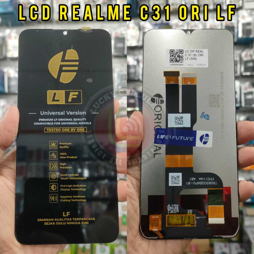 LCD FULLSET TOUCHSCREEN REALME C31 ORI LF