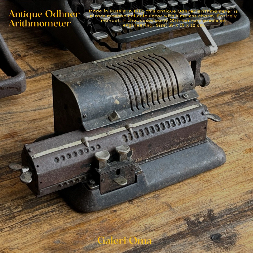 

Mesin Hitung Antik Kalkulator Odhner 1917s