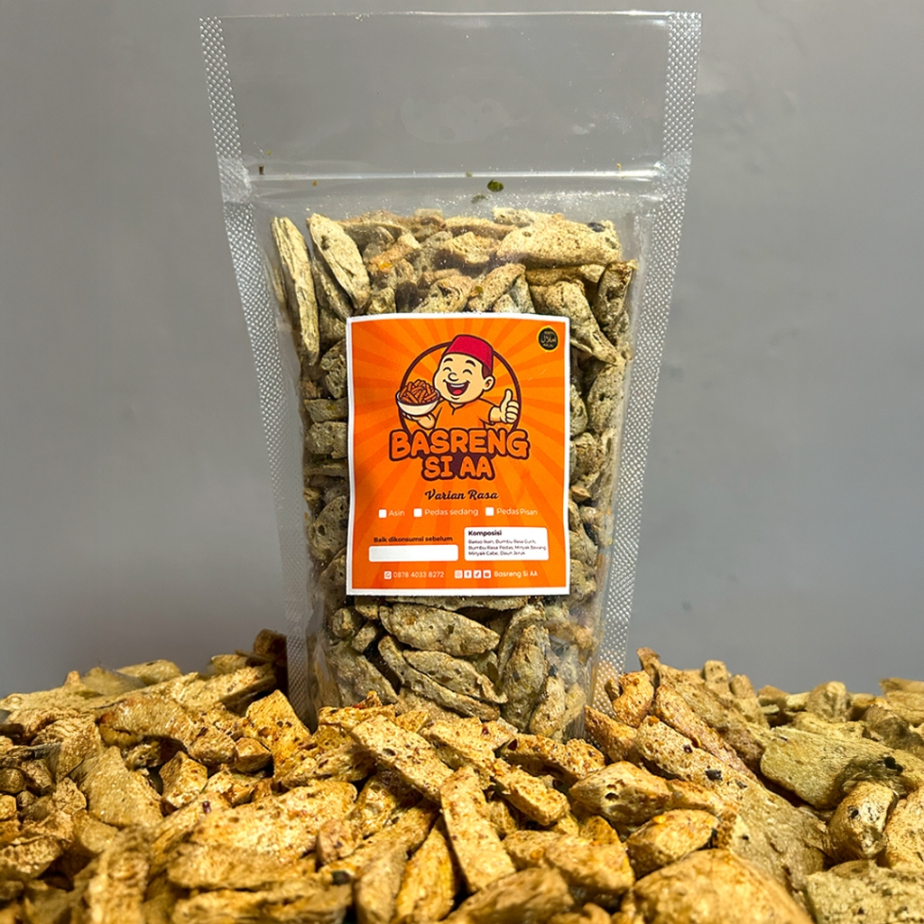 

BASRENG SI AA | Camilan Pedas Gurih Kriuk 250g