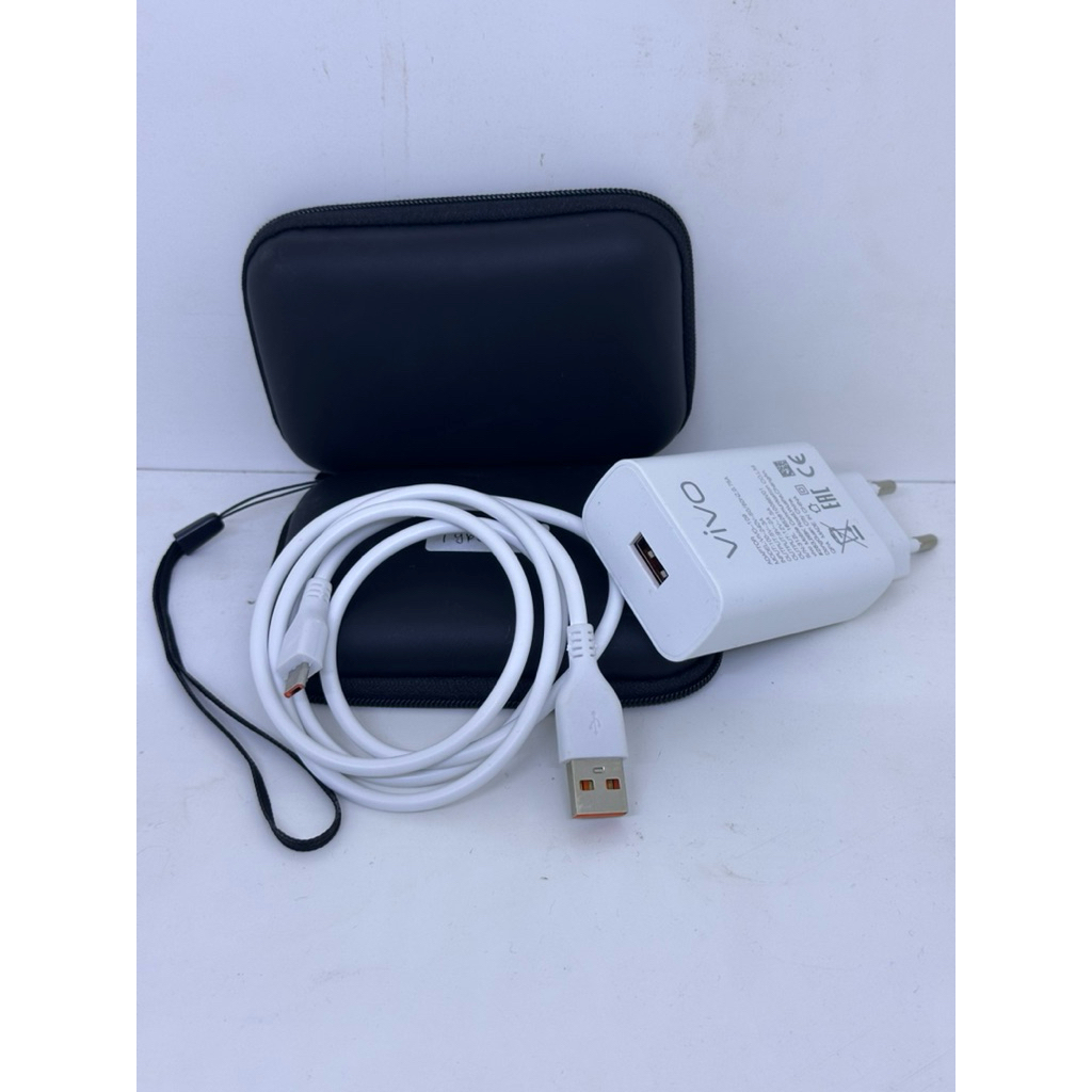 Charger Vivo Original Charger Fast Charging Kabel Micro - Type C Plus Dompet