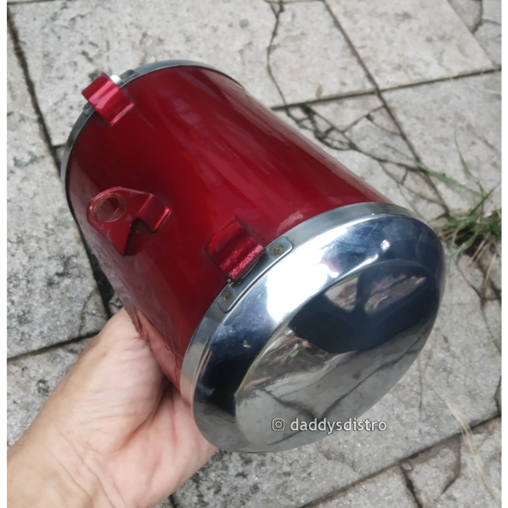 Tabung Rumah filter HONDA S 90 S90 S90Z 90Z Benly S110 Original tutup krom chrome New Old Stock NOS