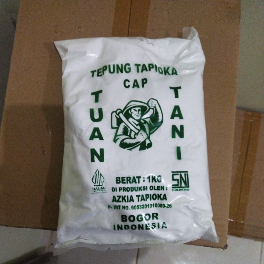 

TAPIOKA CAP TUAN TANI BERAT 1KG
