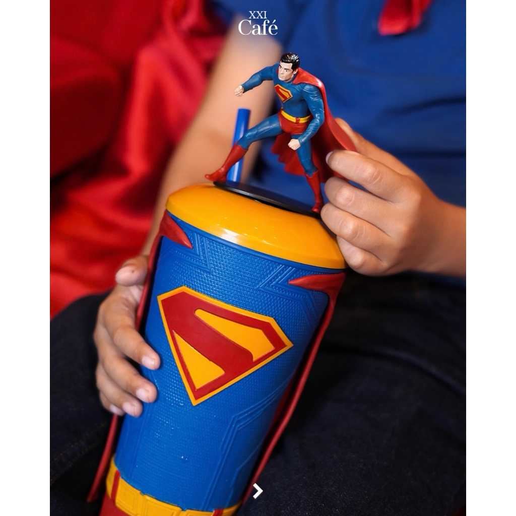 Tumbler SUPERMAN EXCLUSIVE MERCHANDISE Official XXI Cafe (ORI)