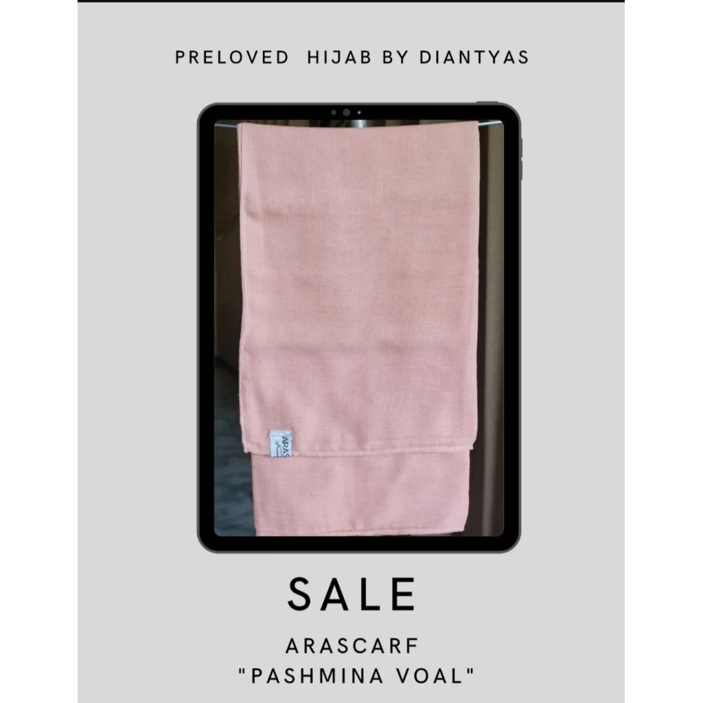 Preloved ARASCARF Pashmina Voal
