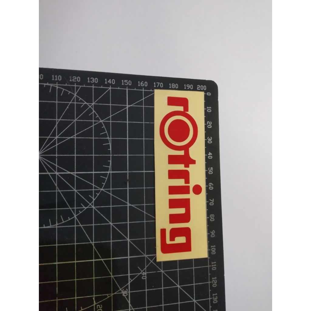 

stiker cutting rotring
