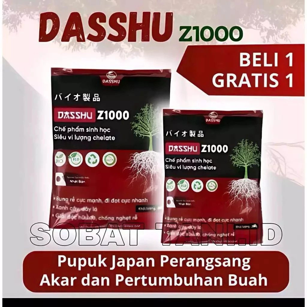 Pupuk DASSHU Jepang Z1000 Bubuk Kemasan Pouch Original
